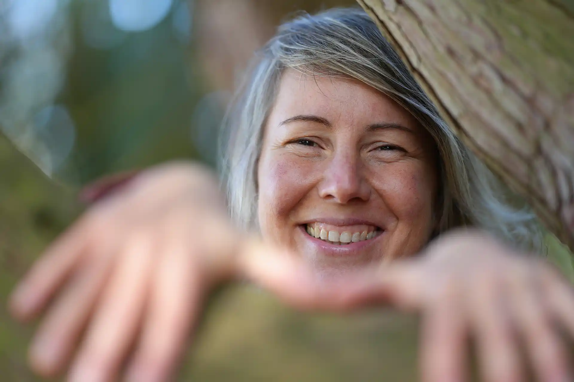 Andrea Kling strahlt in die Kamera